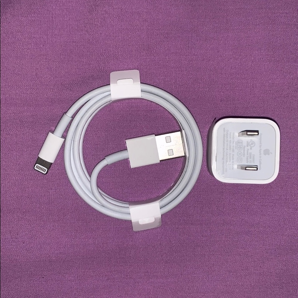 Apple charger - lighting cable and power adapter